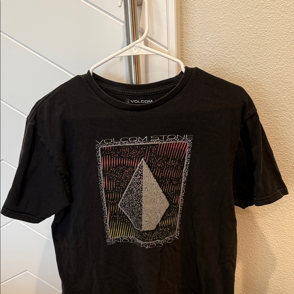 Volcom Boys Black Graphic T-Shirt